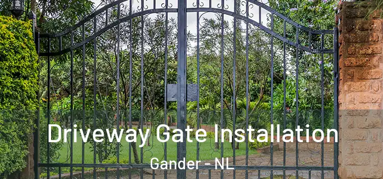 Driveway Gate Installation Gander - NL